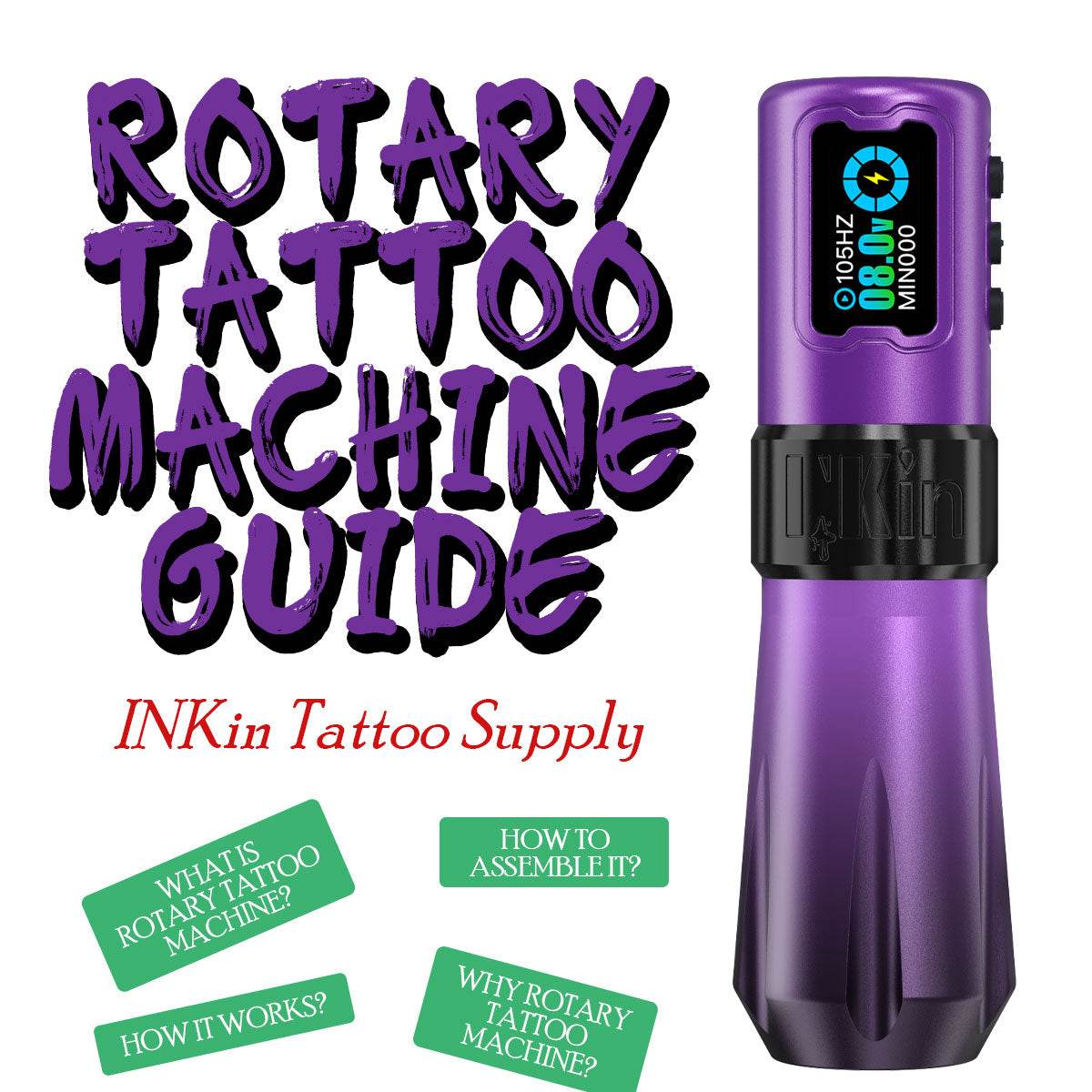 Rotary Tattoo Machine Guide for Beginner Tattoo Artists
