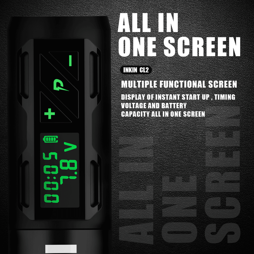 INKin CL2 3.5mm Stroke Wireless Tattoo Machine - INKin Tattoo Supply