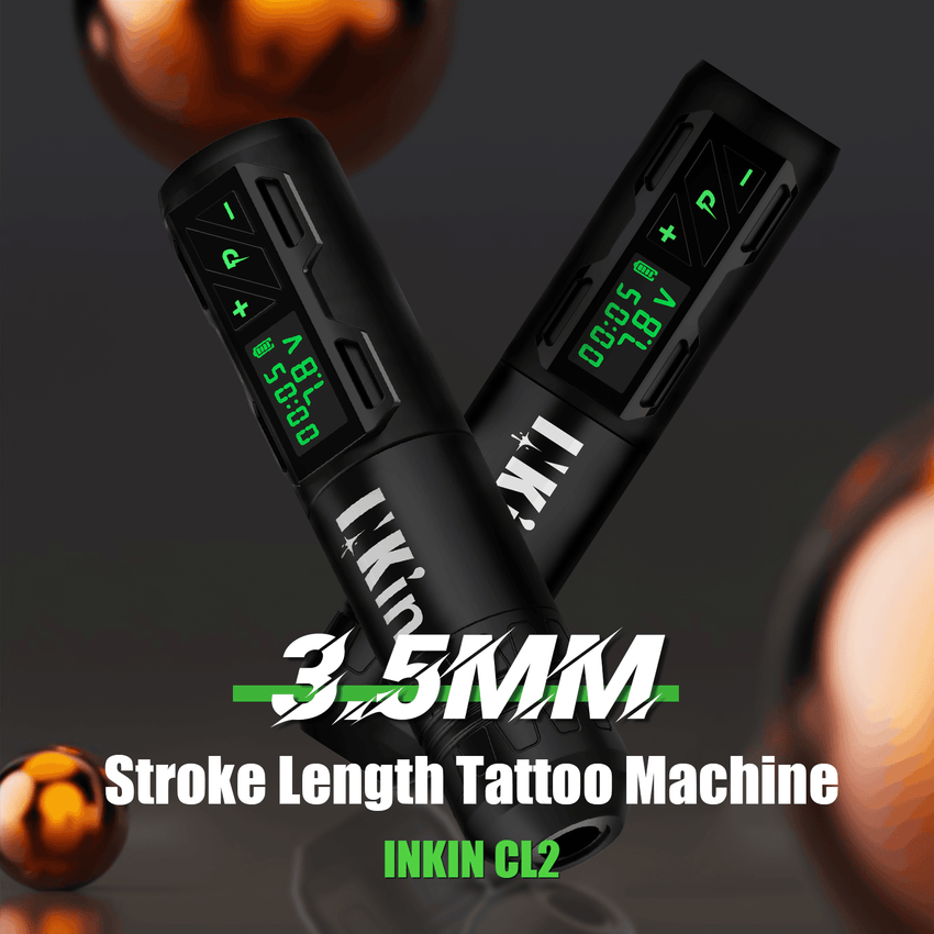 INKin CL2 3.5mm Stroke Wireless Tattoo Machine - INKin Tattoo Supply