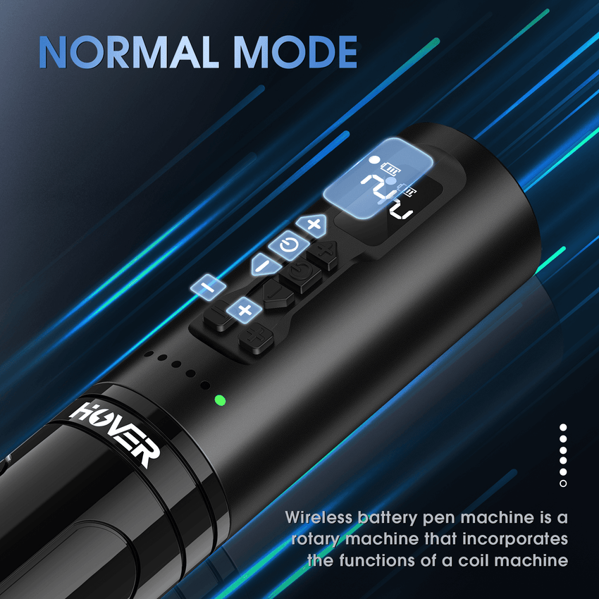 INKin Hover FM Wireless Tattoo Machine - INKin Tattoo Supply