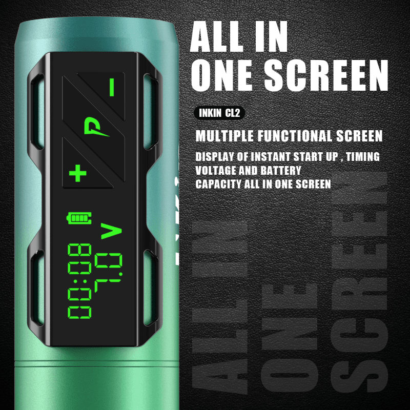 INKin CL2 4.0mm Stroke Wireless Tattoo Gun (2 Batteries) - INKin Tattoo Supply