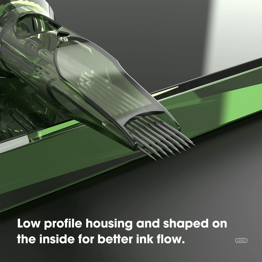 INKin CL2 Xmas Green Wireless Tattoo Machine Kit - INKin Tattoo Supply