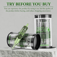 INKin Revo Tattoo Cartridges Needles Sample Pack (6Pcs) - INKin Tattoo Supply