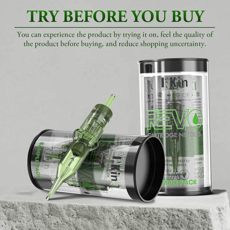 INKin Revo Tattoo Cartridges Needles Sample Pack (6Pcs) - INKin Tattoo Supply