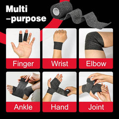 INKin Black Self-Adhesive Bandage (24 Rolls) - INKin Tattoo Supply