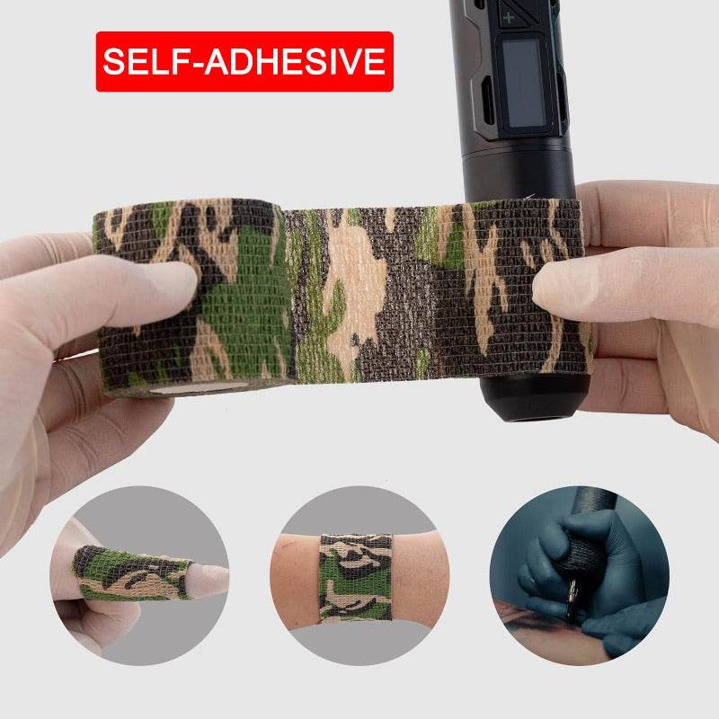 INKin Camouflage Self-Adhesive Bandage (24 Rolls) - INKin Tattoo Supply