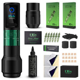 INKin Inferno Adjustable Stoke(Two Grips) Full Set Wireless Tattoo Machine Kit - INKin Tattoo Supply