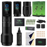 INKin Inferno Adjustable Stoke(Two Grips) Full Set Wireless Tattoo Machine Kit - INKin Tattoo Supply