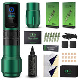 INKin Inferno Adjustable Stoke(Two Grips) Full Set Wireless Tattoo Machine Kit - INKin Tattoo Supply
