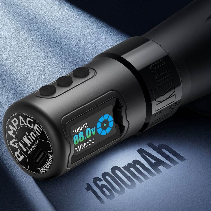 INkin Rampage Direct Drive 4.0 Stroke Wireless Tattoo Machine - INKin Tattoo Supply