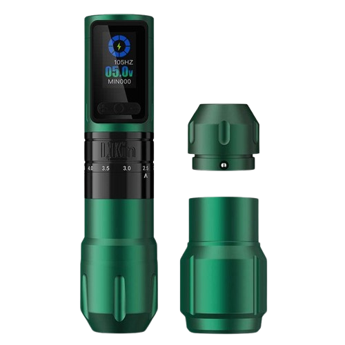 INKin Inferno Adjustable Stroke Wireless Tattoo Machine (2 Grips) -- US Warehouse - INKin Tattoo Supply