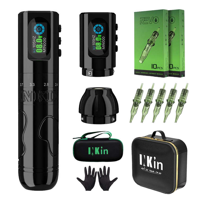 INKin Inkflexo Adjustable Tattoo Machine SMP Complete Kit - INKin Tattoo Supply