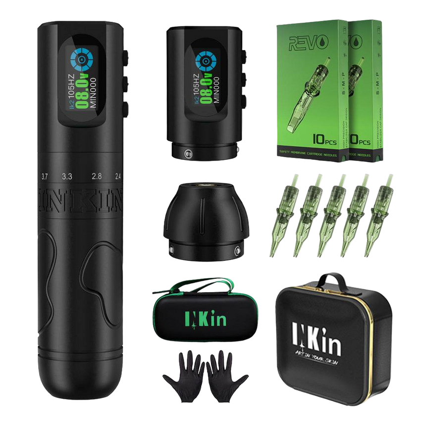 INKin Inkflexo Adjustable Tattoo Machine SMP Complete Kit - INKin Tattoo Supply