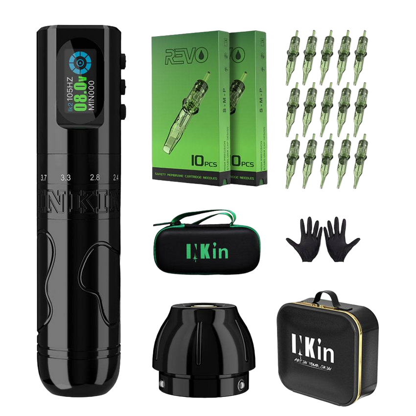 INKin Inkflexo Adjustable Tattoo Machine SMP Complete Kit - INKin Tattoo Supply