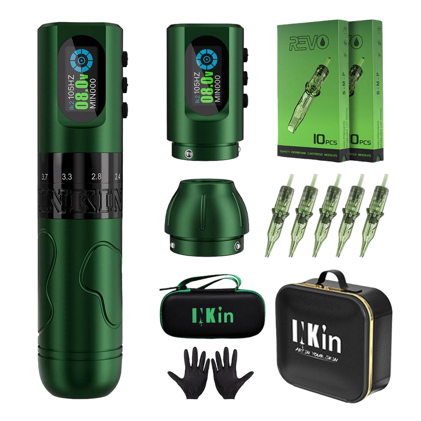 INKin Inkflexo Adjustable Tattoo Machine SMP Complete Kit - INKin Tattoo Supply
