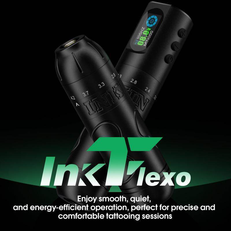 INKin Tattoo Machine Kit 2.0mm - 4.2mm Adjustable Stroke Length, Inkflexo Tattoo Gun Kit Complete for Tattoo Artists - INKin Tattoo Supply