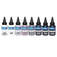 Power Grey Intenze Tattoo Ink Set - INKin Tattoo Supply