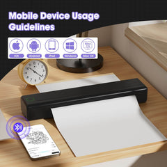 Portable Bluetooth Tattoo Stencil Printer with Transfer Paper High Precision, Wireless, Fast and Versatile for Tattooing - INKin Tattoo Supply