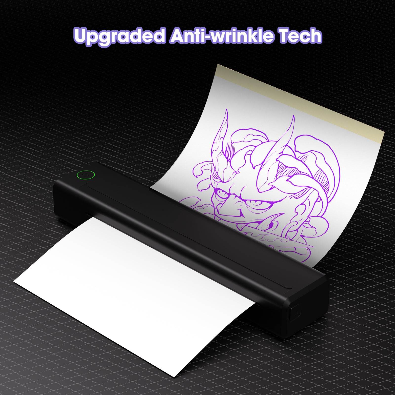 Portable Bluetooth Tattoo Stencil Printer with Transfer Paper High Precision, Wireless, Fast and Versatile for Tattooing - INKin Tattoo Supply