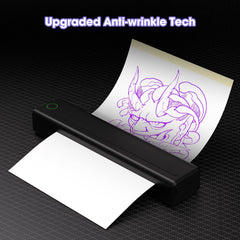 Portable Bluetooth Tattoo Stencil Printer with Transfer Paper High Precision, Wireless, Fast and Versatile for Tattooing - INKin Tattoo Supply