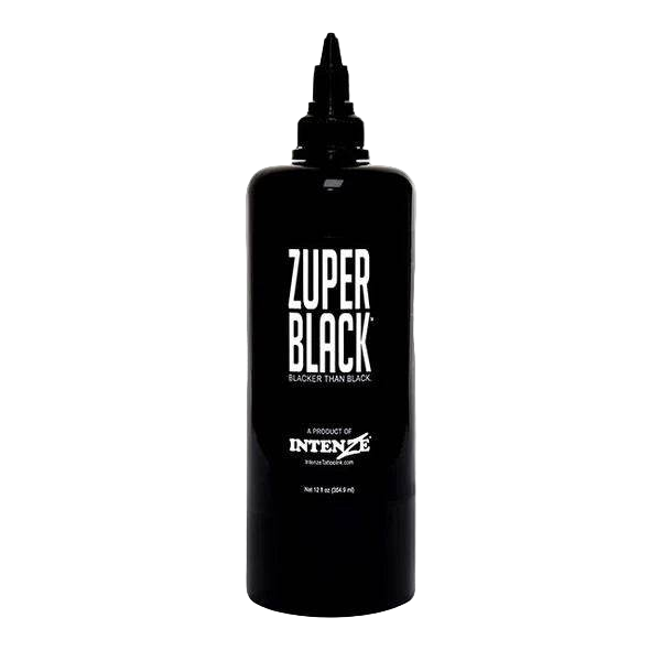 Zuper Black Intenze Tattoo Ink - INKin Tattoo Supply