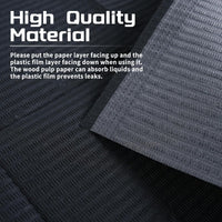 INKin Black Waterproof Disposable Dental Bibs (125 Pack ) - INKin Tattoo Supply