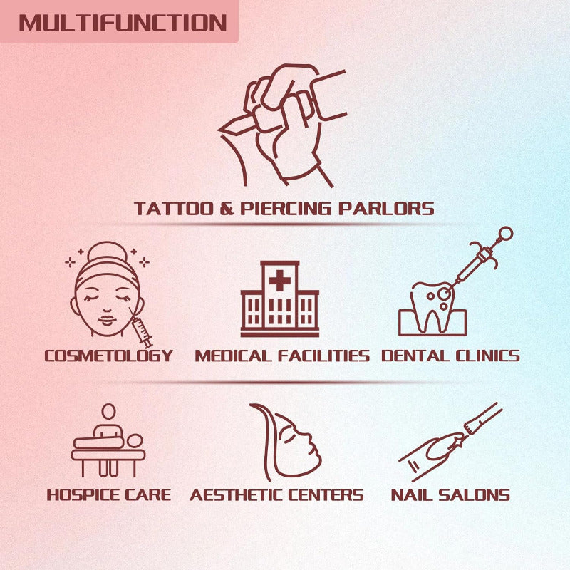 INKin Pink Waterproof Disposable Dental Bibs (125 Pack ) - INKin Tattoo Supply