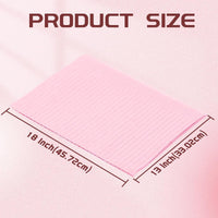 INKin Pink Waterproof Disposable Dental Bibs (125 Pack ) - INKin Tattoo Supply