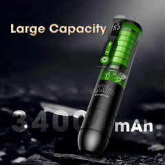 INKin CL2 Max Wireless Tattoo Gun with 3400mAh Battery (Brushless Motor) - INKin Tattoo Supply
