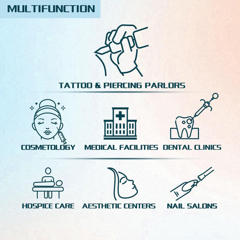 INKin Blue Waterproof Disposable Dental Bibs (125 Pack ) - INKin Tattoo Supply