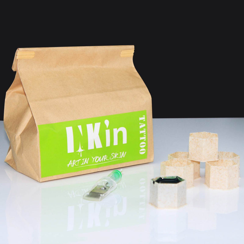 INKin Eco-Friendly Self-Stand Tattoo Ink Cups (200Pcs) - INKin Tattoo Supply
