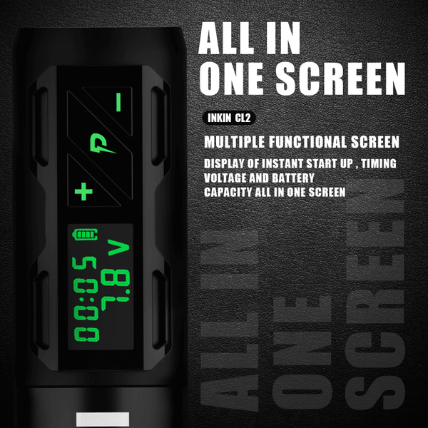 INKin CL2 3.5mm Stroke Length Professional Wireless Tattoo Machine Kit Bundle - INKin Tattoo Supply