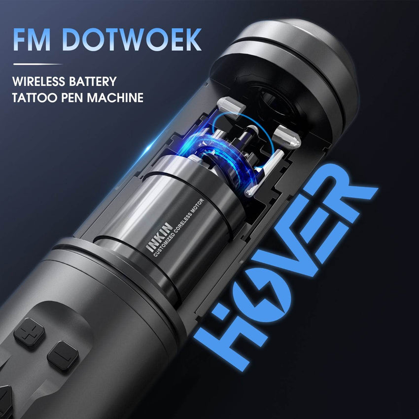 INKin Hover FM Wireless Tattoo Machine - INKin Tattoo Supply