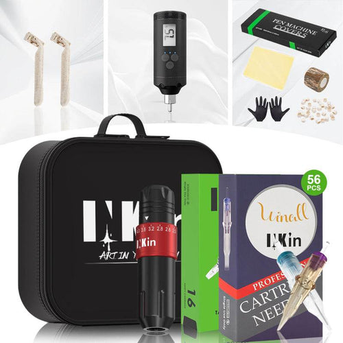 INKin AS Adjustable Strokes Rotary Tattoo Machine Kit