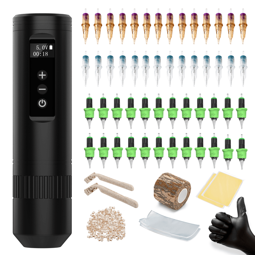 INKin Nowta-1 Beginner Wireless Tattoo Machine Kit Bundle - INKin Tattoo Supply