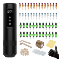 INKin Nowta-1 Beginner Wireless Tattoo Machine Kit Bundle