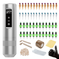 INKin Nowta-1 Beginner Wireless Tattoo Machine Kit Bundle