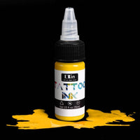 Tattoo Ink Lightning Yellow 1/2 OZ (15 ml) - 169 - INKin Tattoo Supply