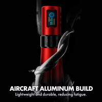 INKin Rampage 5.0mm Stroke Wireless Tattoo Machine Kit with Ink & Cartridges – Professional Complete Tattoo Set