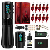 INKin Rampage 4.5/4.0mm Stroke Direct Drive Full Set Wireless Tattoo Machine Kit -- EU Warehouse