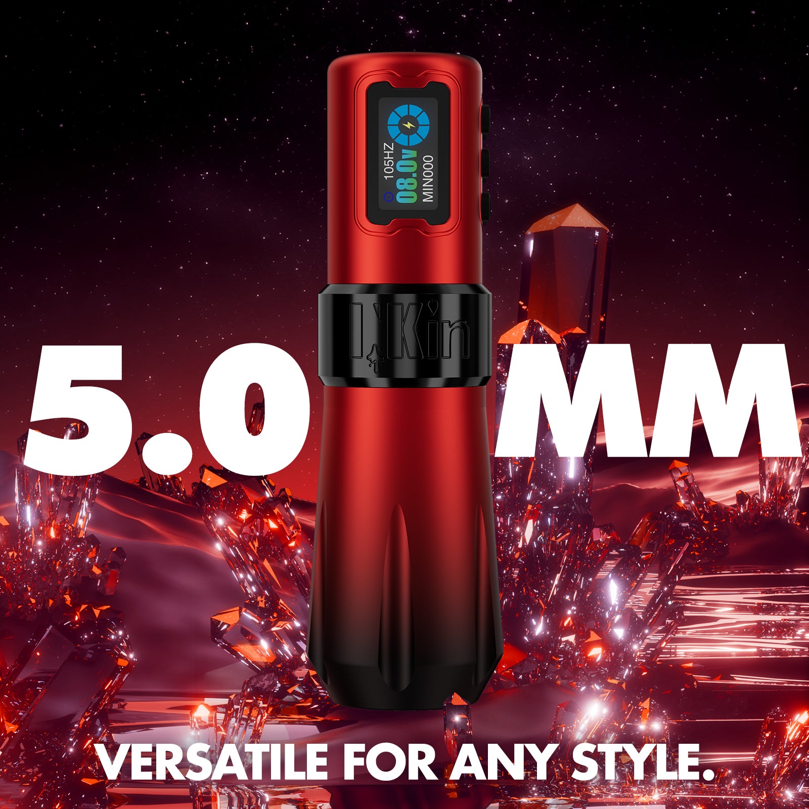 INKin Rampage Direct Drive 5.0mm Stroke Wireless Tattoo Machine
