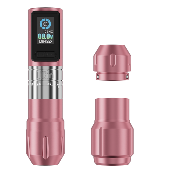 INKin Inferno Adjustable Stroke Wireless Tattoo Machine (2 Grips) - INKin Tattoo Supply