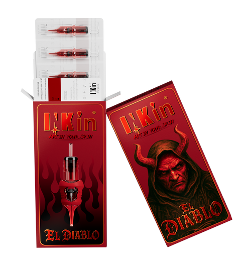 INKin El Diablo Finger Ledge Tattoo Cartridges Needles (10pcs) - INKin Tattoo Supply