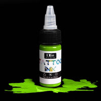Tattoo Ink Graffite Green 1/2 OZ (15 ml) - 224 - INKin Tattoo Supply