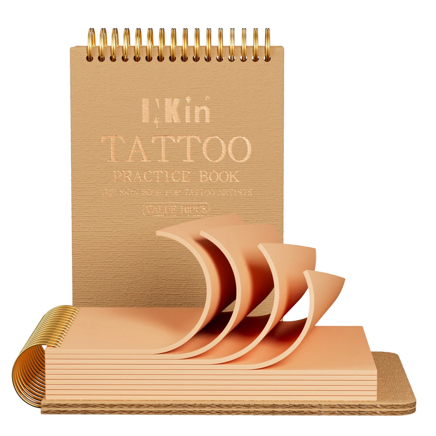 INKin Artificial Skin Tattoo 20 x 15 cm Thick 2 mm - Pack of 10 Practice Skin Tattoo Professional for Training (Beginners / Professionals) - INKin Tattoo Supply