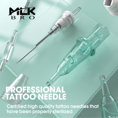 MLKBRO 100Pcs Tattoo Cartridge Needles Mixed