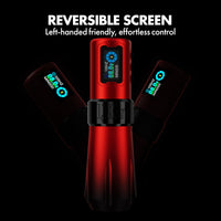 INKin Rampage 5.0mm Stroke Wireless Tattoo Machine Kit with Ink & Cartridges – Professional Complete Tattoo Set