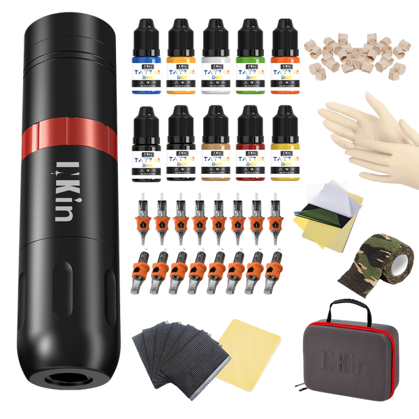 INKin Ultra 3.5mm Beginner Wireless Tattoo Machine Kit - INKin Tattoo Supply