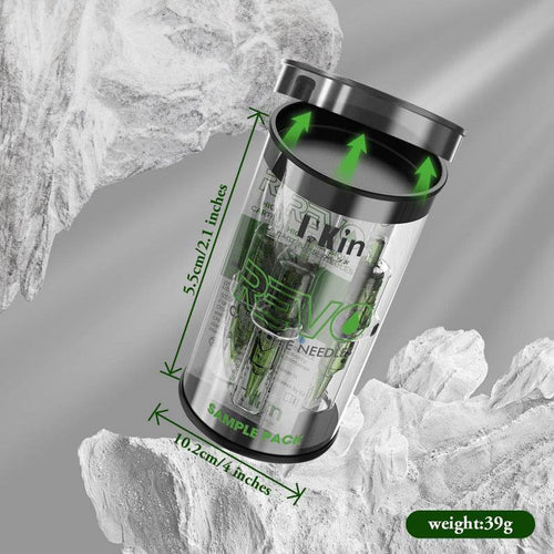 INKin Revo Tattoo Cartridges Needles Sample Pack (6Pcs) - INKin Tattoo Supply