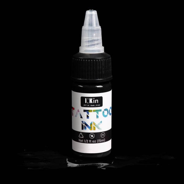 Tattoo Ink Triple Black 1/2 OZ (15 ml) - 332 - INKin Tattoo Supply